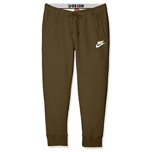 Nike 944266, pantaloni donna, carbon heather cool grigio nero, xxxl