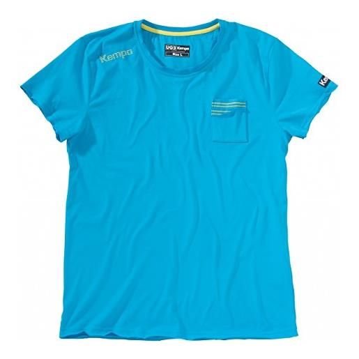 Kempa ug3 - maglietta pocket, unisex, t-shirt ug3 pocket, azzurro, xxl