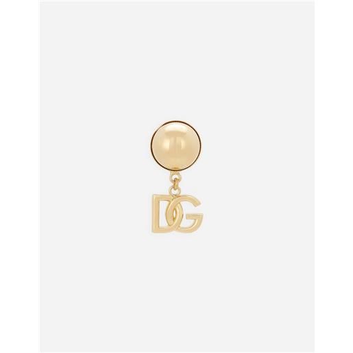 Dolce & Gabbana mono orecchino con logo dg