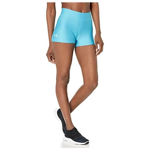Under Armour heat. Gear armour mid rise shorty pantaloncini, (683) pink shock/white, s donna