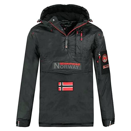 Geographical Norway giacca parka barker men giubbotto uomo wr245h/gn (grigio, s)