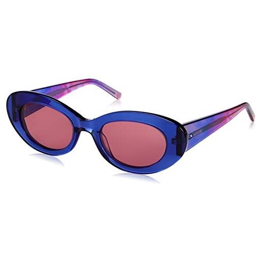 M Missoni missoni mmi 0095/s sunglasses, s6f/u1 blue pattern, 52 women's