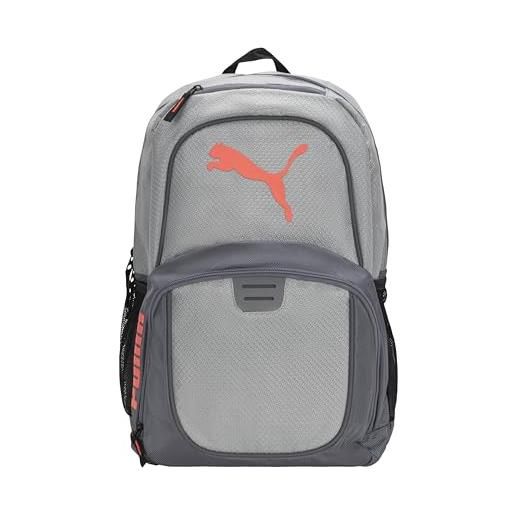 PUMA men's evercat contender 3.0 backpack, gray/coral, os