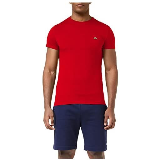 Lacoste th6709, t-shirt uomo, marine, 5xl