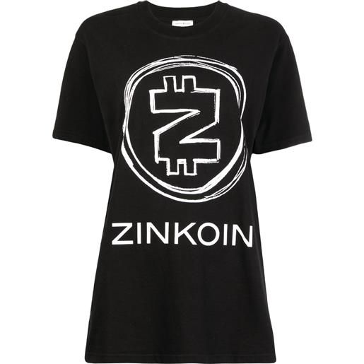 Natasha Zinko t-shirt con stampa - nero