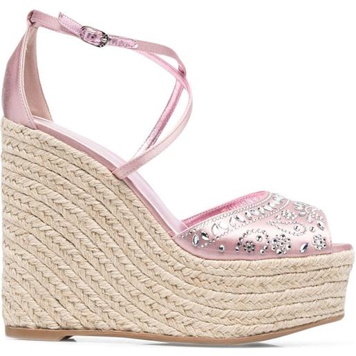 Le Silla sandali con zeppa - rosa