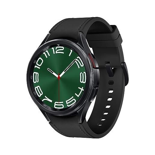Samsung galaxy watch6 classic lte 47mm smartwatch fitness tracker, monitoraggio benessere, batteria a lunga durata, ghiera interattiva in acciao inox, graphite [versione italiana]