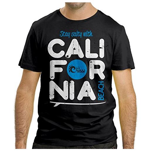 Cressi california t-shirt, uomo, nero, l