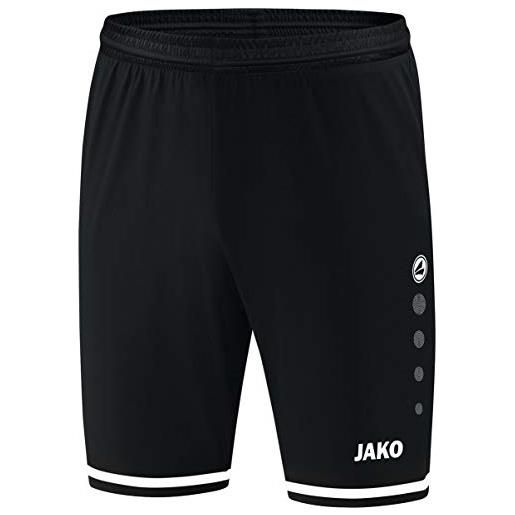 JAKO - pantaloni sportivi da bambino striker 2.0, bambini, 4429, schwarz/weiß, 164