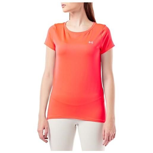 Under Armour heat. Gear armour maglietta a maniche corte, donna, (628) beta / / iridescent, xxs/xs