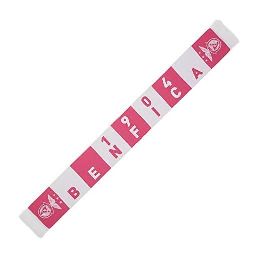 Benfica and scarf, donna, pink/white, one size