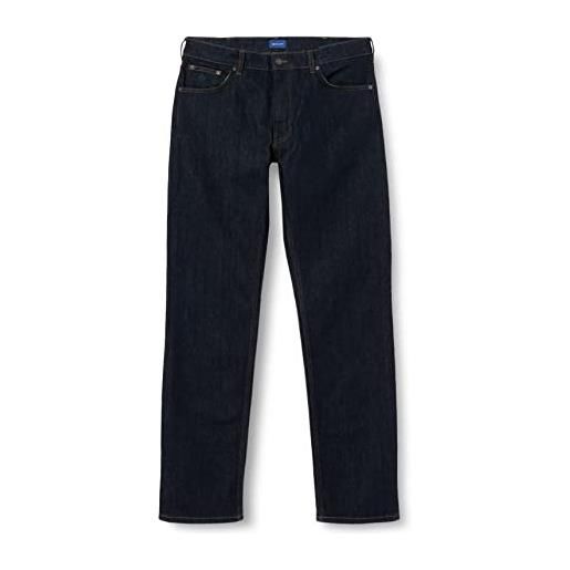 GANT arley GANT jeans, pantaloni eleganti da uomo uomo, blu ( dark blue ), 32