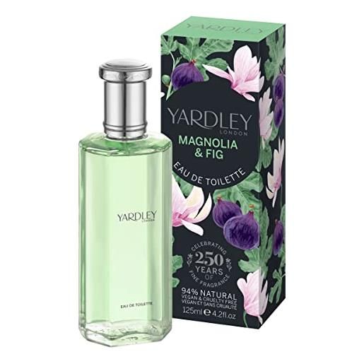 Yardley magnolia & fig eau de toilette 125ml