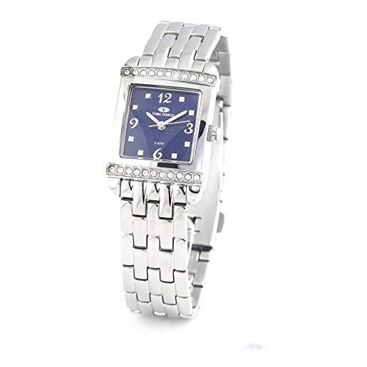TIME FORCE orologio analogico quarzo donna con cinturino in acciaio inox tf2067l-03m