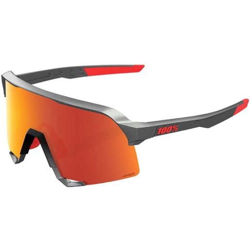 100percent s3 sunglasses arancione hiper red multilayer mirror lens/cat3