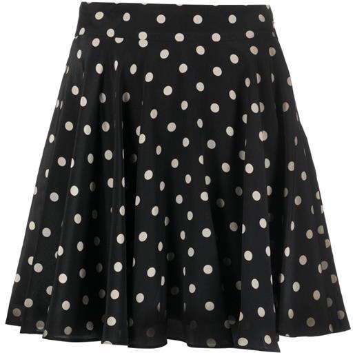 Nina Ricci minigonna a pois - nero