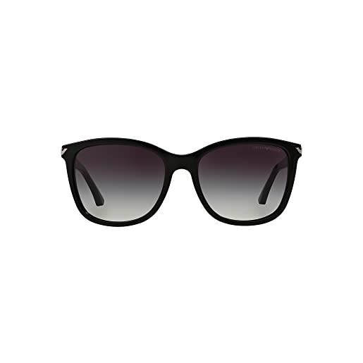 Emporio Armani 50178g occhiali da sole, nero, 56 donna