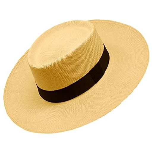 Gamboa protezione solare upf 50+ cappello panama per uomo e donna cappello di paglia tesa larga