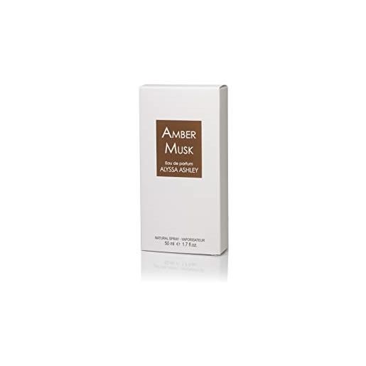 Alyssa ashley - amber musk eau de parfum, profumo, acqua profumata - 50ml