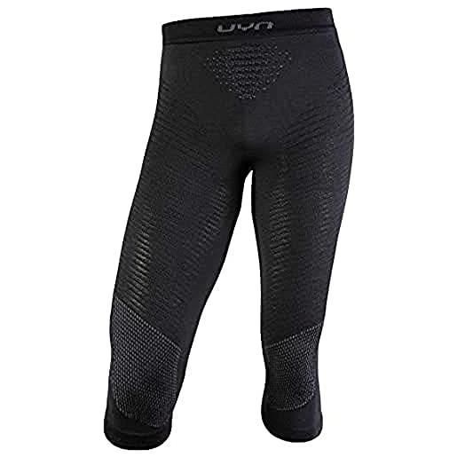 UYN fusyon underwear, pantalone intimo termico lana merino uomo, black/anthracite/anthracite, xxl
