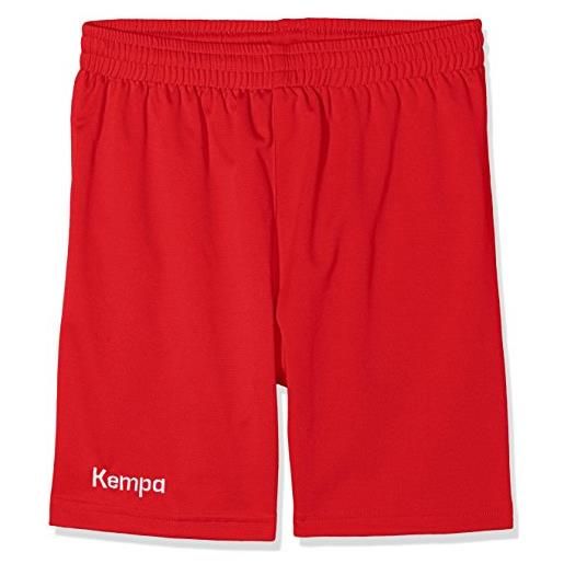 Kempa fansport24 Kempa - pantaloncini classici per bambini, colore: rosso, xxxs