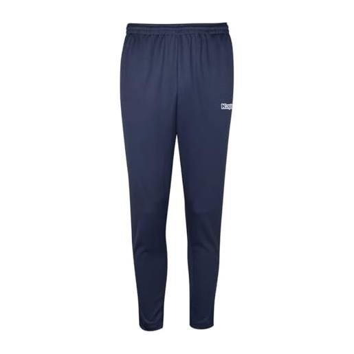 Kappa salci - pantaloni da allenamento da uomo, uomo, 304tsh0, blu, 10 anni