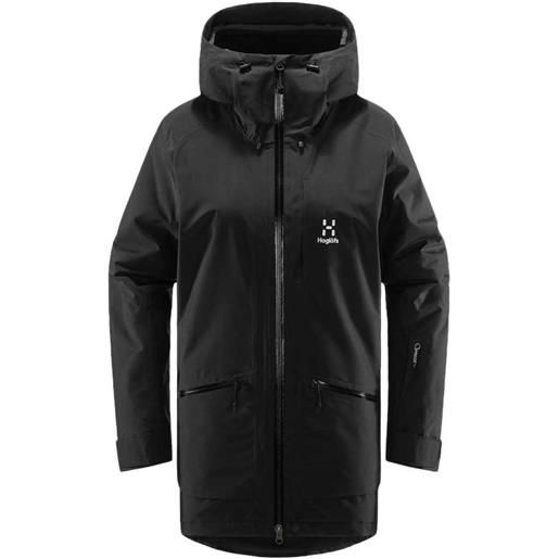 Haglofs lumi insulated jacket nero s donna