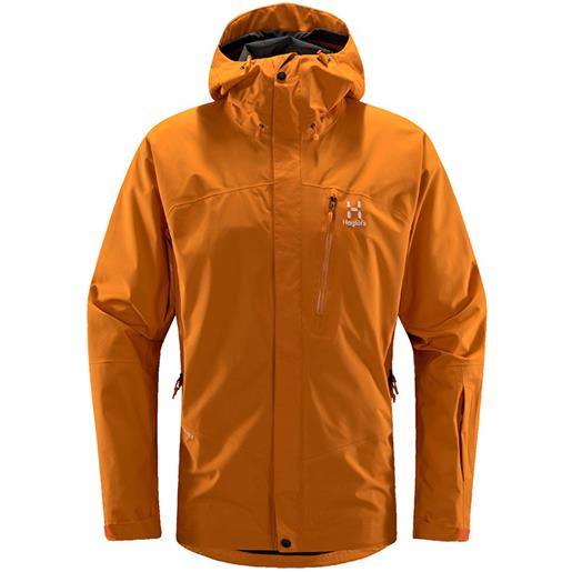 Haglofs astral goretex jacket arancione l uomo