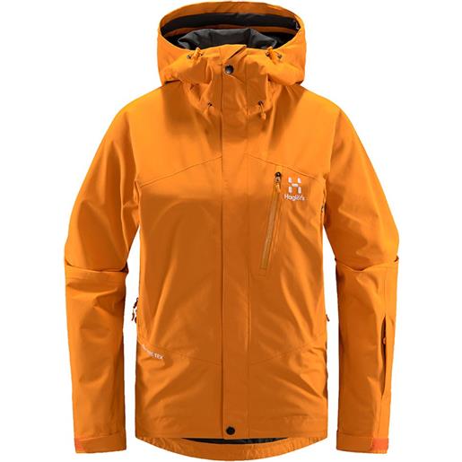 Haglofs astral goretex jacket arancione m donna