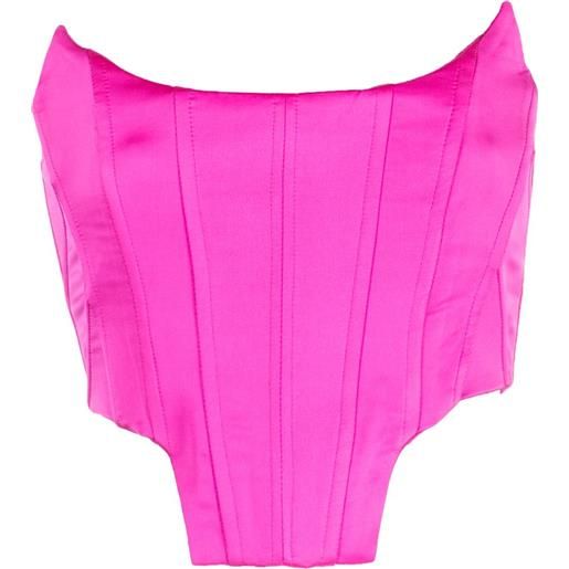 Giuseppe Di Morabito corsetto senza spalline - rosa