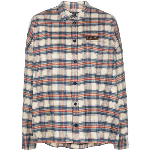 Dsquared2 check-pattern shirt - toni neutri