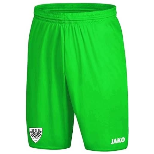 JAKO away, (saison 19/20), sc preußen münster-pantaloncini uomo, verde sportivo, 3xl