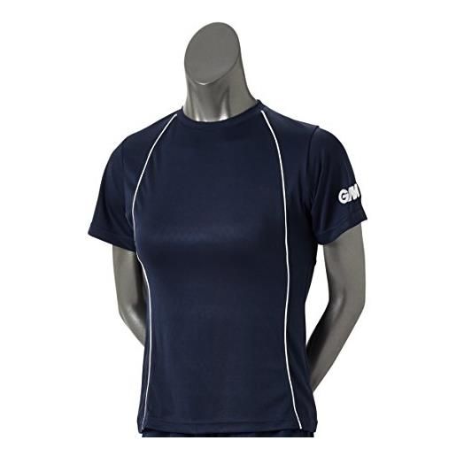 Gunn & Moore abbigliamento da allenamento, t-shirt donna, marina militare, 10