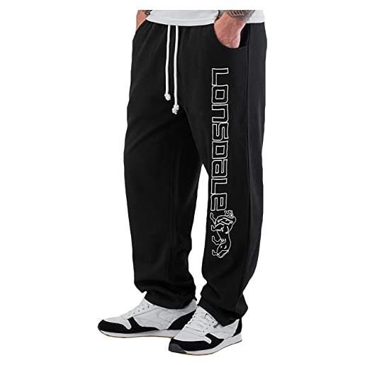 Lonsdale stonesfield pantaloni da jogging, nero, 3xl uomo