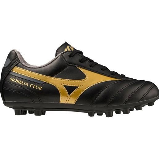 MIZUNO scarpa calcio morelia ii club bambino junior a nero oro [23099]