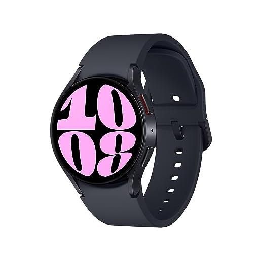 Samsung galaxy watch6 lte 40mm, smartwatch analisi del sonno, monitoraggio benessere, batteria a lunga durata, ghiera touch in alluminio, graphite [versione italiana]