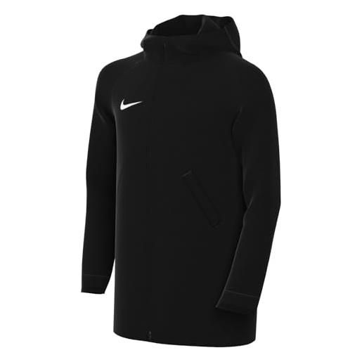 Nike y nk sf acdpr hd rain jkt giacca, nero/bianco, 12-13 anni unisex-bambini e ragazzi