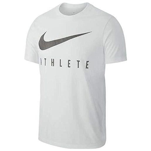 Nike dry db swsh ath ssnl magliette magliette da uomo, uomo, white, xxl