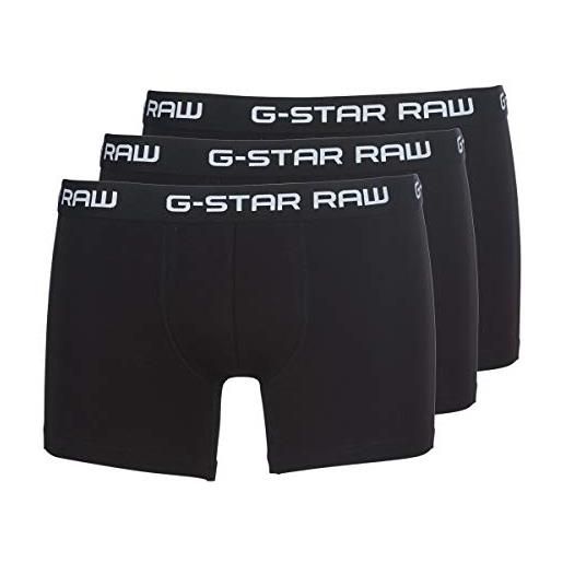 G-STAR RAW men's classic trunks 3-pack, nero (black/black/black d03359-2058-4248), m