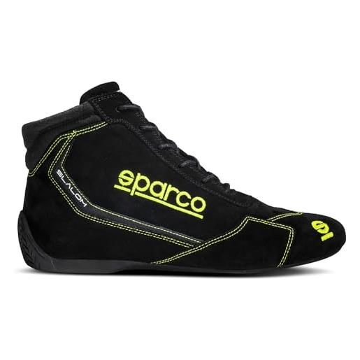 Sparco stivali slalom 2022 taglia 38 nero/giallo, mocassino unisex-adulto, standard, eu