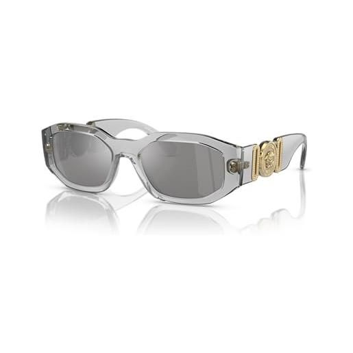 Versace 0ve4361 occhiali da sole, nero (black), 53 unisex-adulto - stile contemporaneo
