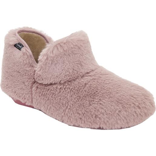 SCHOLL SHOES calzatura molly bootie synthetic fur woman dusty pink pelliccia sintetica 39