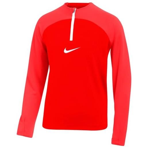 Nike y nk df acdpr dril top k maglia a maniche lunghe, university red/bright crimson/white, 7-8 anni unisex-bambini e ragazzi