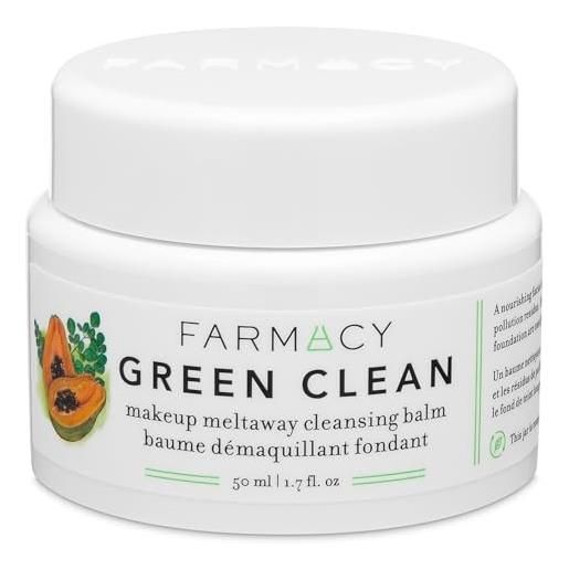 Farmacy struccante naturale - trucco verde pulito meltaway balsamo detergente cosmetico - echinacea, formato da viaggio 1.7 oz