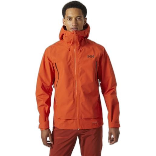 Helly Hansen verglas infinity jacket arancione l uomo