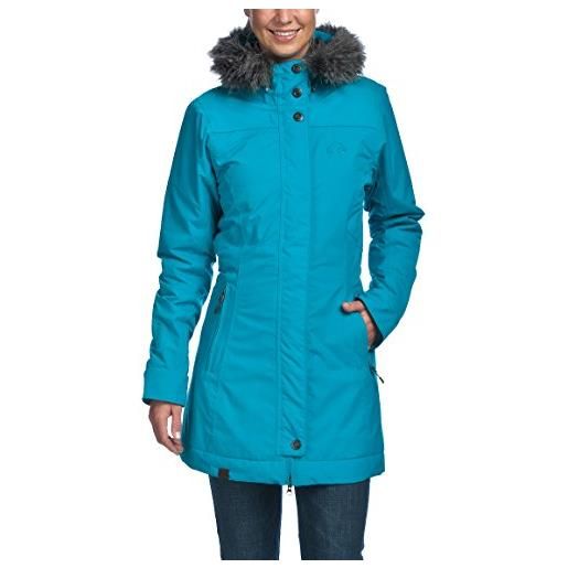 Tatonka cappotto brenton coat, donna, lago blu scuro, 38
