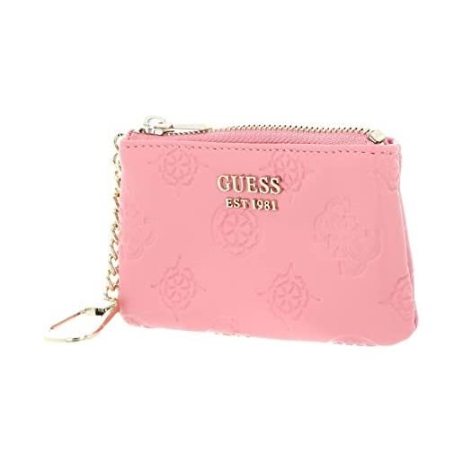 GUESS galeria slg small zip pouch pink
