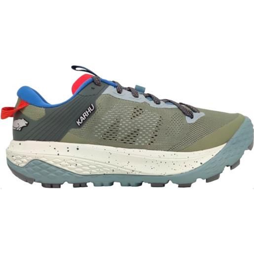KARHU scarpe ikoni trail wr uomo oil green/mineral blue