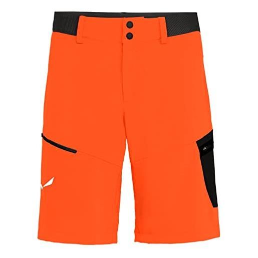SALEWA pedroc cargo 2 dst m shorts pantaloncini, rosso/arancione (red orange/0910), s uomo