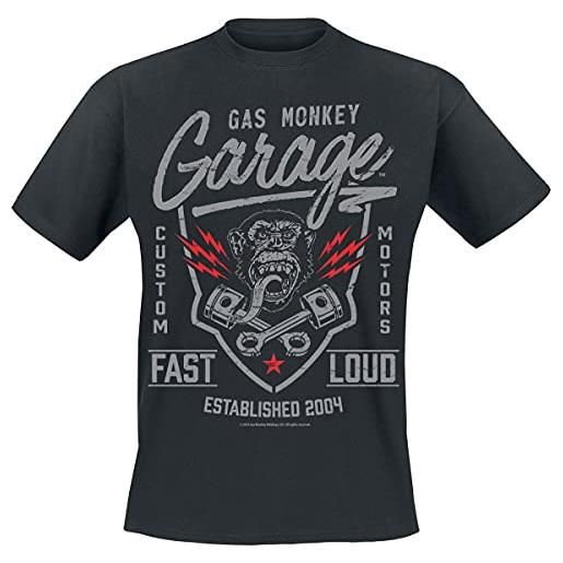 Gas Monkey Garage fast'n loud t-shirt nero s